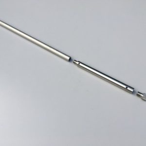 Gasindindførings stang i 3 dele