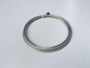 Stiv rustfri indførings wire