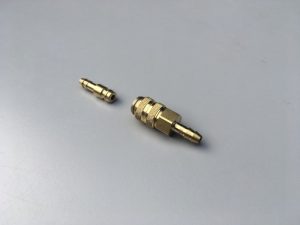 Lynkobling med 6 mm slangestuts samlet sæt