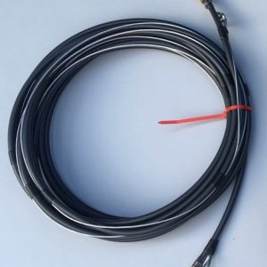 10 m slange med wire og lynkobling tynd (silikonelæbeværktøj)