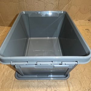 Plastkasse 15 liter klar eller grå
