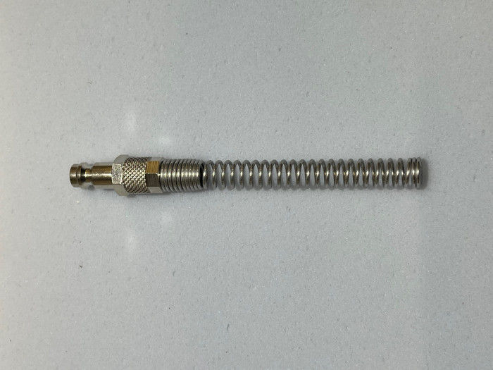 Hankobling med støttefjeder 6 mm slange
