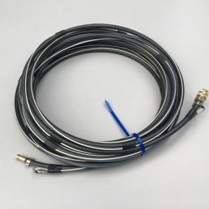 10 m slange med wire og lynkobling tynd (skumværktøj)