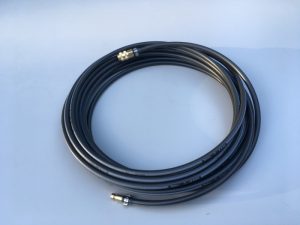 10 m slange med lynkobling tynd uden wire (skumværktøj)