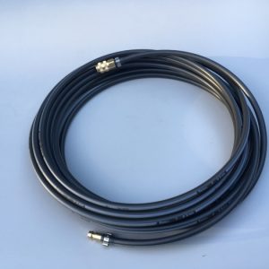 10 m slange med lynkobling tynd uden wire (skumværktøj)